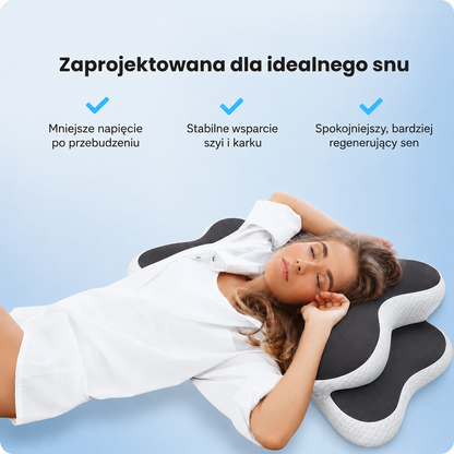 Centrum Zdrowego Snu - Poduszka ergonomiczna z pianką pamięci kształtu